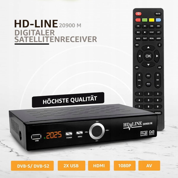 Odbiornik Dekoder DVB-S2 HD-Line Echosat 20900 M