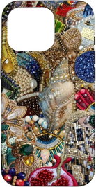 Etui plecki Vintage Mosaic dla Apple iPhone 16 Pro wielokolorowe
