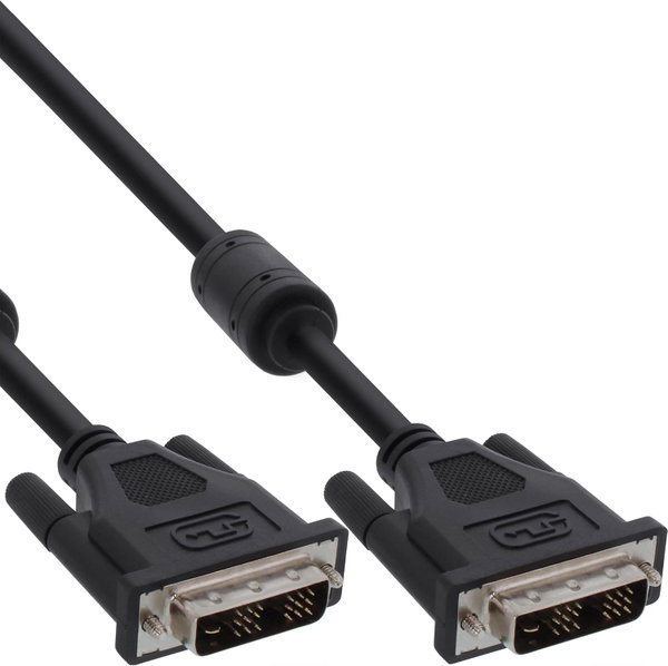 Kabel InLine DVI-D - DVI-D 2 m czarny