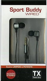 Słuchawki przewodowe douszne TX Metallic Sport Buddy Wired