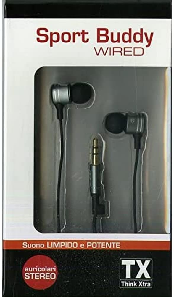 Słuchawki przewodowe douszne TX Metallic Sport Buddy Wired