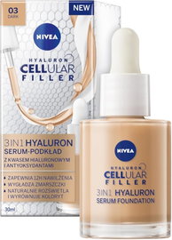 NIVEA HYALURON CELLULAR Filler Serum-podkład do twarzy 3w1 30 ml