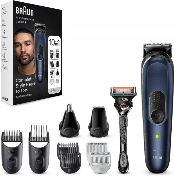 Trymer Braun MGK7410 All-In-One Trimmer do brody nosa włosów twarzy
