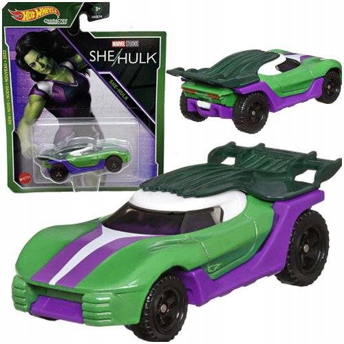 Hot Wheels Marvel She Hulk Auto Samochodzik Kolekcjonerski Mattel