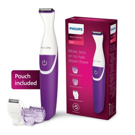 Trymer do bikini Philips BRT383/15 wodoodporny fioletowy