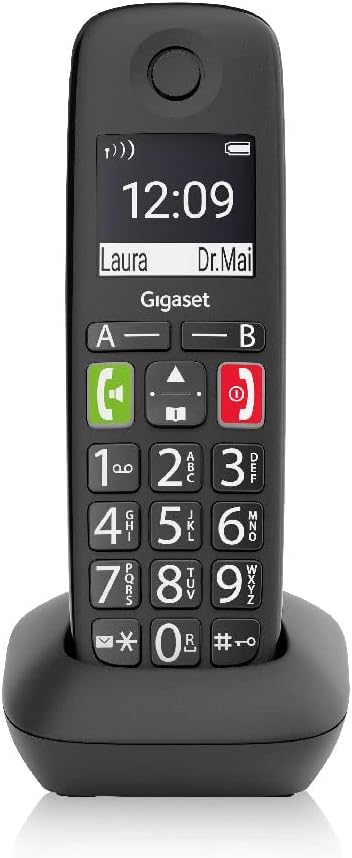 Telefon bezprzewodowy Gigaset E290HX czarny