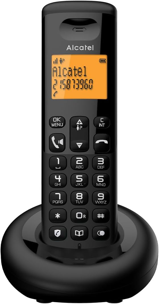 Telefon bezprzewodowy DECT Alcatel E260 czarny