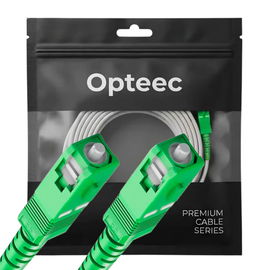 Opteec Ekranowany kabel światłowodowy SC-APC do SC-APC wzmocniony 5 m