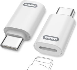 MoKo Adapter gniazda Lightning żeński na USB C męski 2 szt.