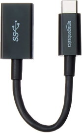 Kabel konwertujący USB-C 3.1 do USB-A Amazon Basics 5 Gb/s czarny
