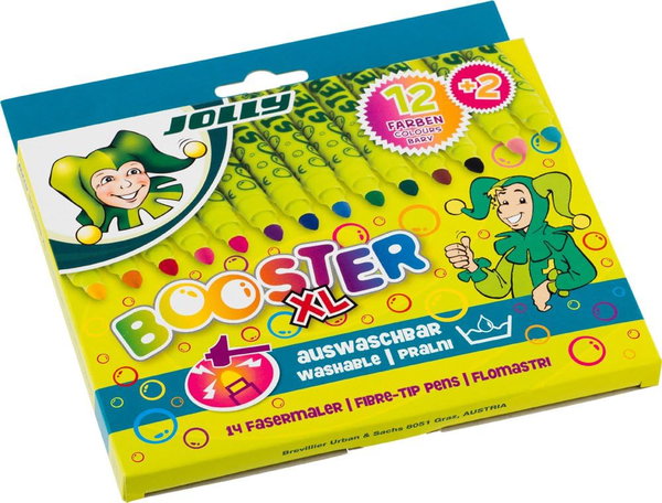 Jolly Mazaki Pisaki Booster 14 sztuk wielokolorowe