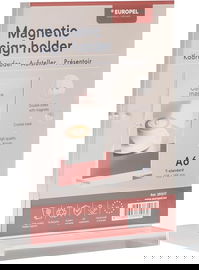 EUROPEL Stojak reklamowy na menu 2 szt format A6 magnetyczny z podstawą T