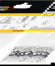 Zestaw Bi-Office 10 magnesów okrągłych 30 mm srebrny