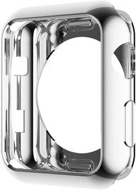 Etui do zegarka Apple Watch Series 3 2 1 o średnicy 38 mm srebrne