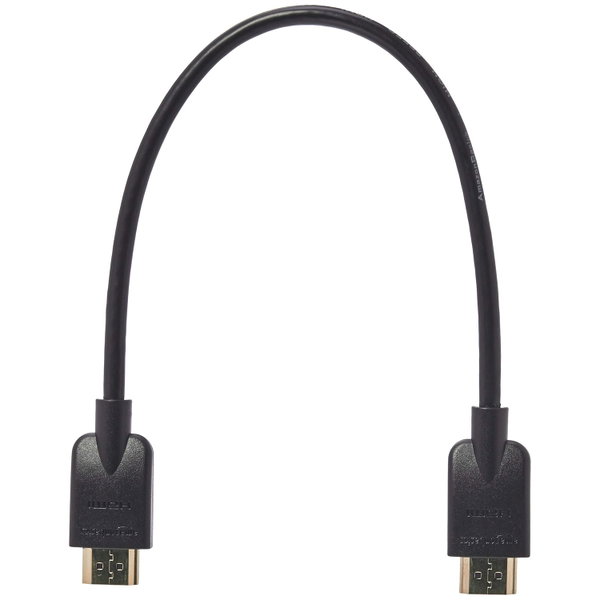 Amazon Basics Elastyczny kabel HDMI do HDMI 0,3 m czarny