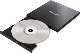 Nagrywarka zewnętrzna Verbatim Slimline CD/DVD USB 3.2 Gen1/USB-C