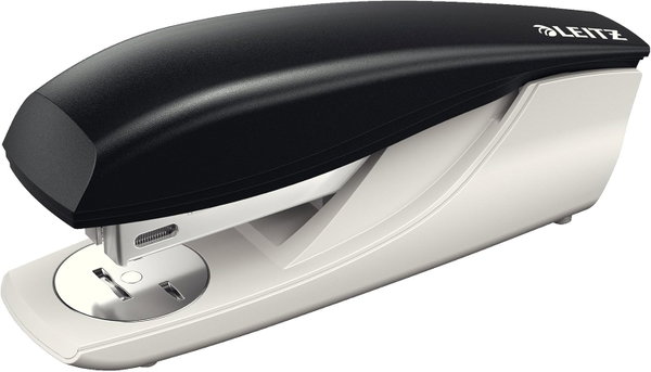 Zszywacz biurowy Leitz NeXXt z metalu do 30 kartek ergonomiczny czarny
