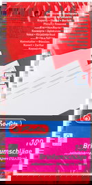 Koperty Herlitz DIN w długim formacie samoprzylepne 100 sztuk białe