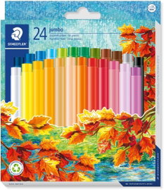 Pastele olejne Staedtler Noris Club Jumbo 24 sztuki wielokolorowe