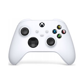 Kontroler Pad bezprzewodowy Microsoft do konsoli Xbox Robot White biały