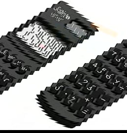 Kalkulator kieszonkowy Olympia LCD 110 czarny energia słoneczna bateryjny