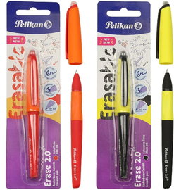 Pelikan Erase 2.0 Ergonomiczne pióro kulkowe dla prawo- i leworęcznych 2szt
