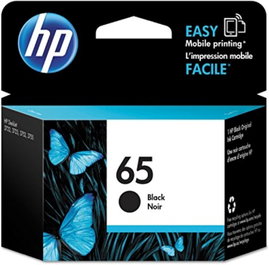 Oryginalny czarny tusz wkład atramentowy HP 65 do drukarek Deskjet AMP Envy