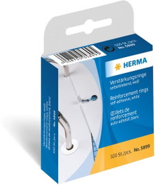 HERMA 5899 Opakowanie 500 pierścieni wzmacniających w rolce średnica 12 mm