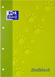 Blok rysunkowy Oxford School Junior A4 100 arkuszy czysty 90 g/m² 4 dziurki