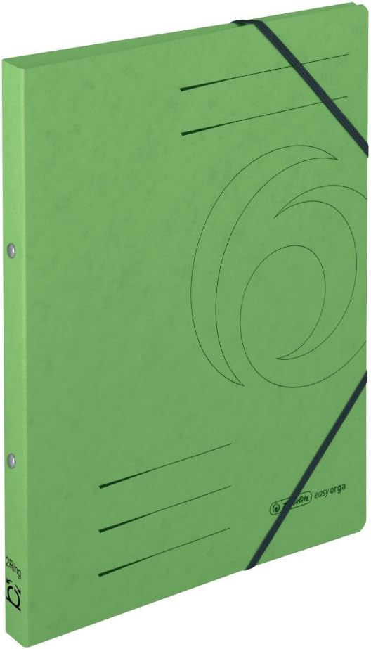 Herlitz Segregator A4 z mechanizmem 2-ringowym do dokumentów zielony 5 szt