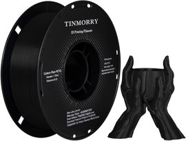 Filament PETG z włókna węglowego Tinmorry 1,75 mm czarny do drukarki 3D