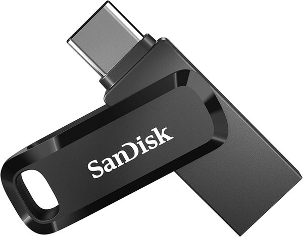 Pendrive Dysk flash SanDisk Ultra Dual Drive Go USB typu C 256 GB czarny