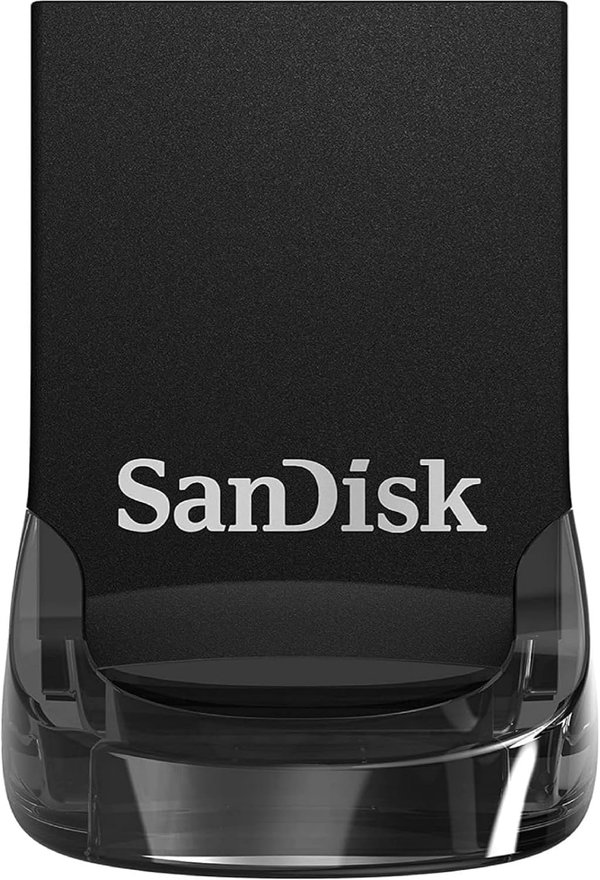 Pendrive Dysk flash SanDisk Ultra Fit USB 3.1 do 130 MB/s 128 GB czarny