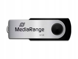 Pendrive Pamięć USB MediaRange MR911 32 GB USB 2.0 czarny odczyt do 17 MB/s