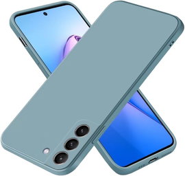 Miękkie Etui plecki do Smartfonu Samsunga Galaxy S21 kolor dymny niebiski