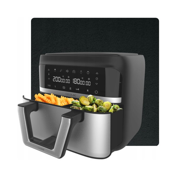 Frytkownica beztłuszczowa Cecotec Air Fryer Dual 9000 9 litrów 6 trybów