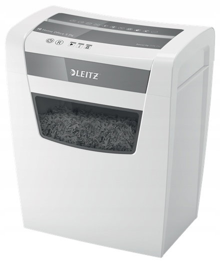 Leitz Iq Home Office S niszczarka dokumentów P4 8 arkuszy 15L uszkodzona