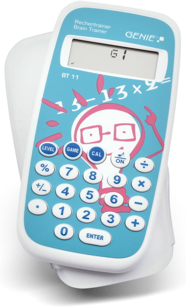 Kalkulator Genie BT11 edukacyjny nauka liczenia gra matematyczna dla dzieci