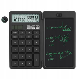 Kalkulator biurowy szkolny Newyes z tabletem LCD notes znikopis 2 w 1 Rysik