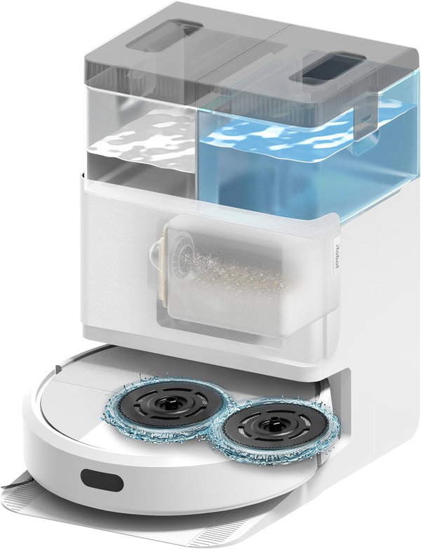 Robot sprzątający iRobot Roomba Plus 405 Combo + stacja AutoWash biały