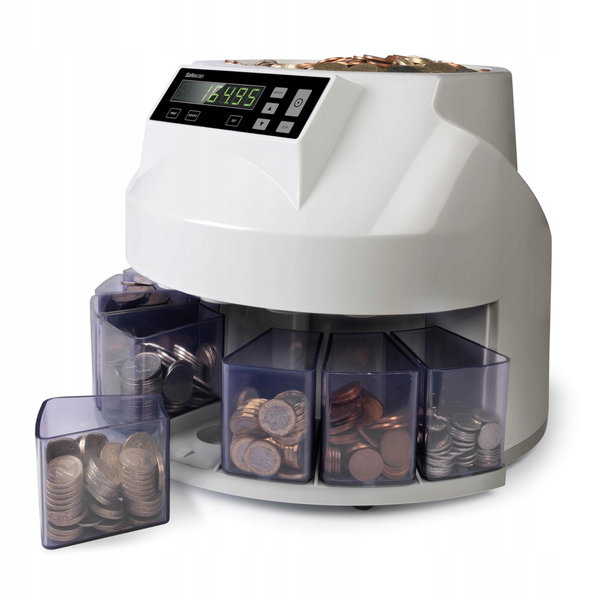 Sorter Licznik Monet CHF Safescan 1250 Uszkodzony Silnik Ekran