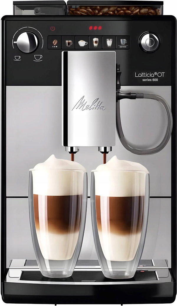 Ekspres Ciśnieniowy Melitta Latticia OT F300-101 Automatyczny Młynek Kawa