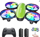 Dron TOMZON A23 Quadcopter RGB DO NAUKI LATANIA DLA DZIECI 2 X AKUMULATOR