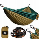 Hamak bez drążka NATUREFUN zielony 300 kg 275 x 140 cm