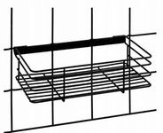 iDesign Kosz na kosmetyki Jayce 18x29x8 cm organizer łazienkowy czarny