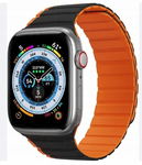 Pasek do Apple Watch 6/7/8/9/10/SE/Ultra 1/2 Granatowo-pomarańczowy