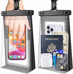 2 sztuki Wodoodporna torba na telefon etui pływające na telefon wodoodporne