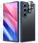 Etui Samsung Galaxy S24 Ultra szkło i szybka na aparat Fntcase matowy