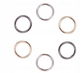 PandaHall 6 szt. 48 mm Okrągły karabińczyk do torebki
