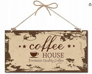 tabliczka na drzwi COFFEE House